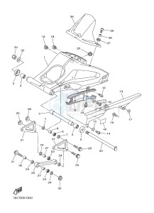 FZ1-N FZ1 (NAKED) 1000 (1EC6) drawing REAR ARM