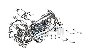 FNX 125 (GC12G1-EU) (L9) drawing CRANKCASECOVER LEFT