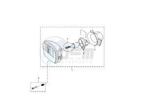 DT R - DT X 50 drawing HEADLIGHT