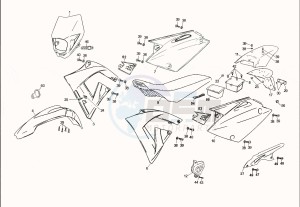 SMX RACING 50 drawing PLASTICS