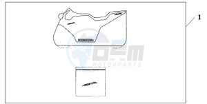 CBR600RR9 Europe Direct - (ED / MK) drawing INDOOR CYCLE COVER