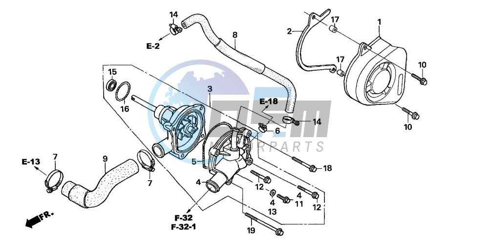 WATER PUMP (CBF600S6/SA6/N6/NA6)