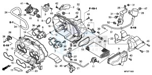 CB1000RAC drawing AIR CLEANER