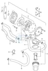 DT 115 drawing Fuel Pump (DT115S