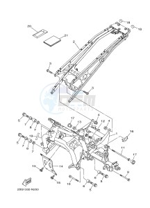 XT1200Z SUPER TENERE ABS (BP81) drawing FRAME