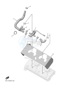 YZF1000D YZF-R1M (B4S6) drawing AIR INDUCTION SYSTEM