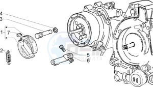 Liberty 125 la poste drawing Brake lever