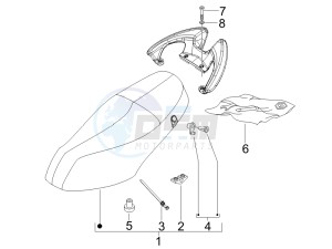 Fly 125 4t e3 drawing Saddle seats - Tool roll