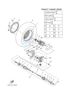 YXZ1000R SS YXZ10YESJ YXZ1000R SS (B0F6) drawing FRONT WHEEL 2