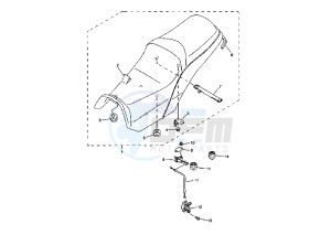 FZS FAZER 1000 drawing SEAT