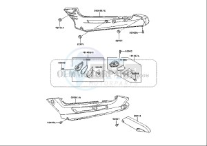 ZZR 250 (EU) drawing SIDE COVER