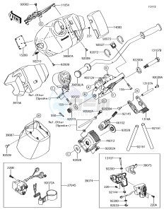 JET SKI ULTRA 310LX JT1500MGF EU drawing Handlebar