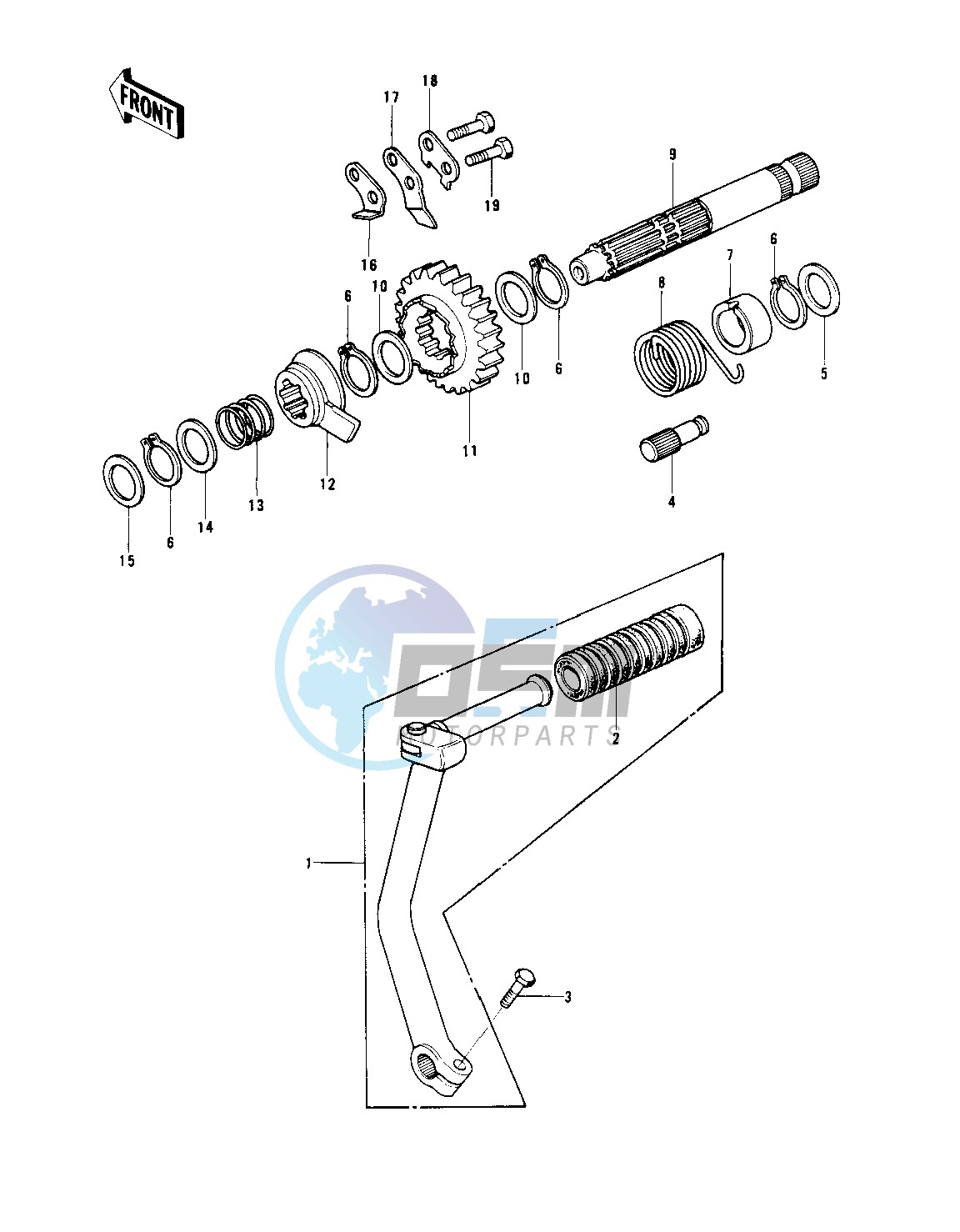 KICKSTARTER MECHANISM