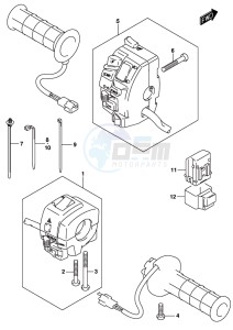 AN650 BURGMAN drawing LOCK SET