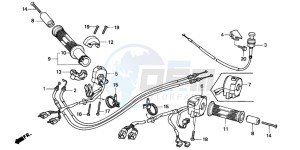 RVF750R drawing SWITCH/CABLE