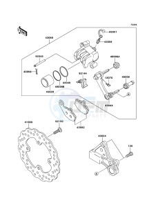 NINJA_ZX-6R ZX636C6F FR GB XX (EU ME A(FRICA) drawing Rear Brake