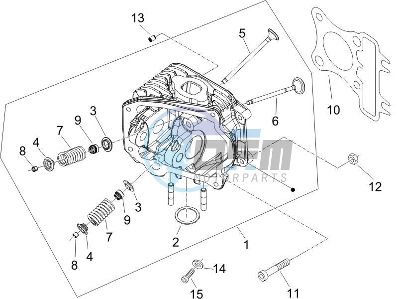 Cilinder head unit - Valve