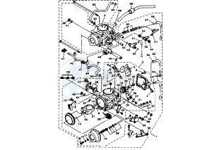 TRX 850 drawing CARBURETOR