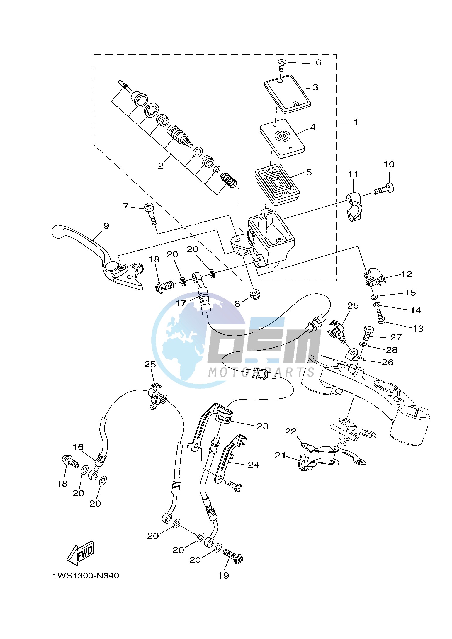 FRONT MASTER CYLINDER