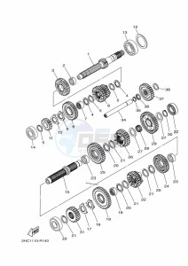 YXZ1000E YXZ1000R (B5J9) drawing TRANSMISSION