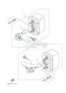 YXM700E YXM70VPAK (B5FH) drawing TAILLIGHT