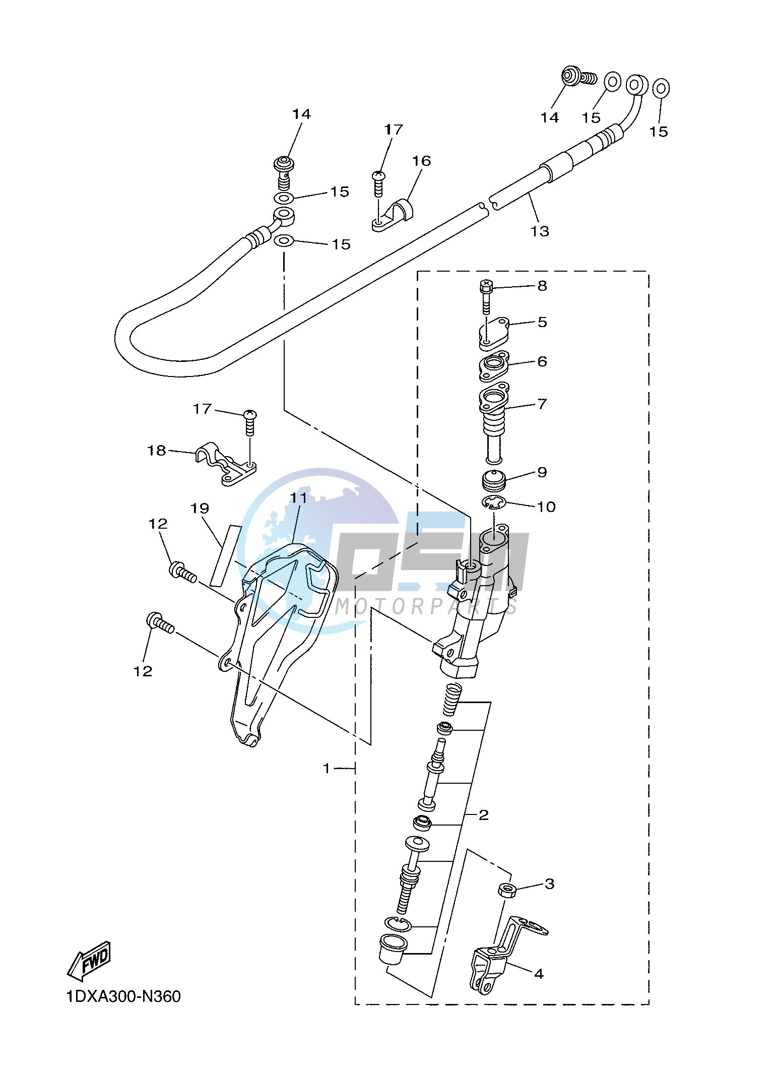 REAR MASTER CYLINDER