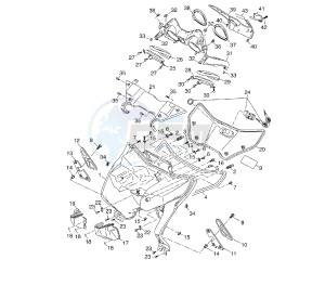 YP R X-MAX 250 drawing FRONT BODY -S9