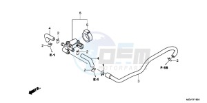 CBR600FB drawing AIR INJECTION CONTROL VALVE