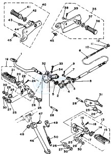 XV VIRAGO 250 drawing STAND-FOOTREST