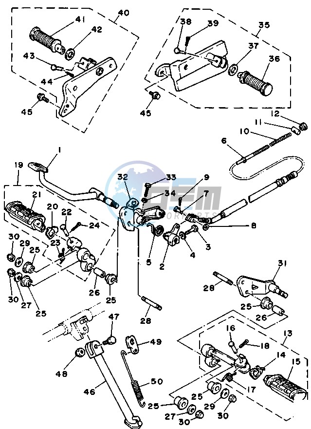 STAND-FOOTREST