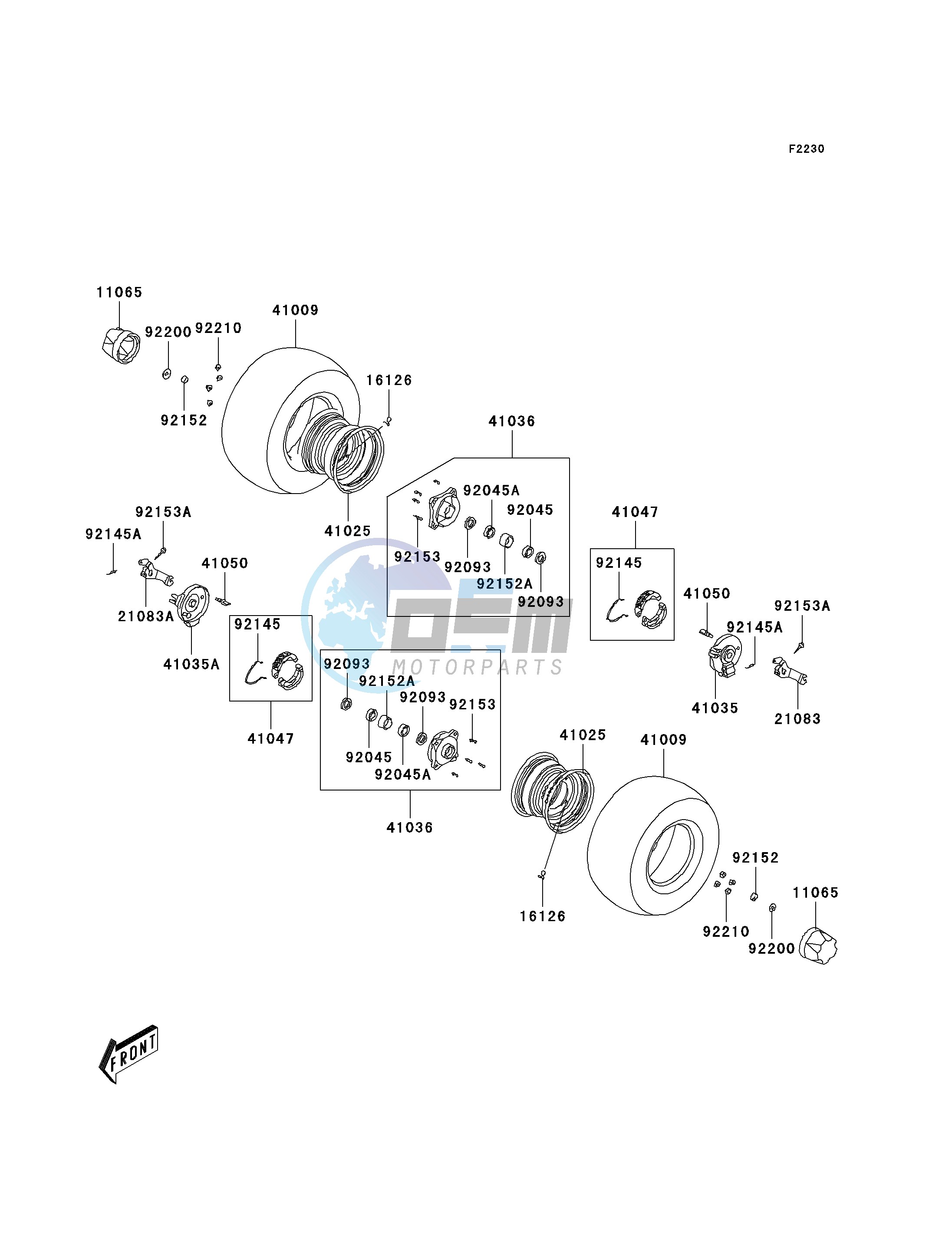 FRONT HUB