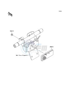 VN1700_CLASSIC_TOURER_ABS VN1700DBF GB XX (EU ME A(FRICA) drawing Reflectors