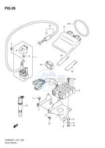 GSX650F (E21) Katana drawing ELECTRICAL (GSX650FL1 E21)