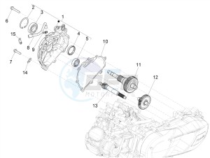 GTS SUPER- SUPER SPORT 150 4T 3V IE ABS E3-E4 (APAC) drawing Reduction unit