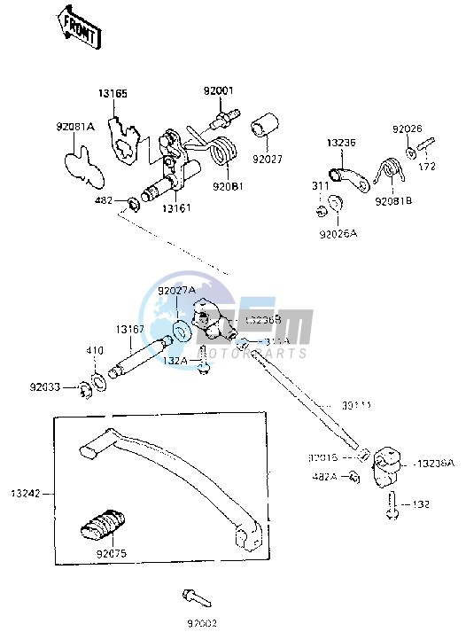 GEAR CHANGE MECHANISM