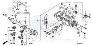 FJS400D9 SI - (SI) drawing THROTTLE BODY