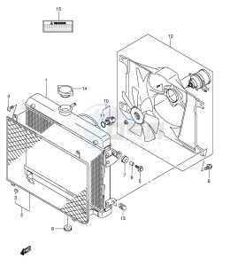 LT-A500F (P24) drawing RADIATOR