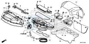 CBR1000S2H 2ED - (2ED) drawing AIR CLEANER