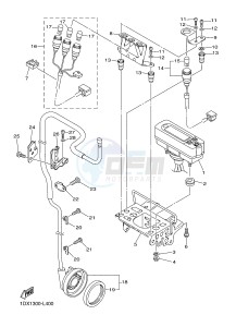 WR450F (1DX9 1DX6 1DX8 1DX7) drawing METER