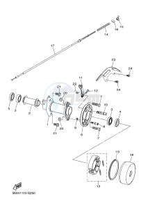 YZF250F YZ250F (BW47) drawing REAR BRAKE