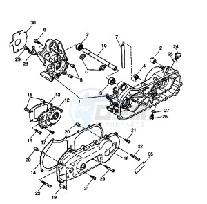 YH WHY 50 drawing CRANKCASE