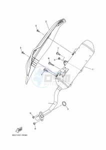 MWS125-A TRICITY 125 (BR7G) drawing EXHAUST