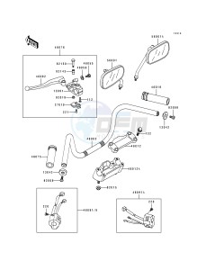 EN 500 A [VULCAN 500] (A6-A7) [VULCAN 500] drawing HANDLEBAR