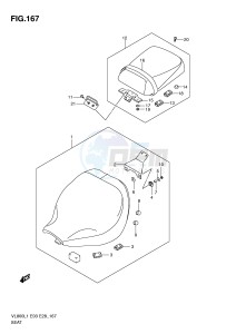 VL800 (E3-E28) VOLUSIA drawing SEAT (VL800CL1 E3)