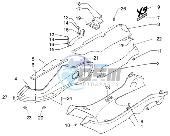 Side coverings-Spoiler