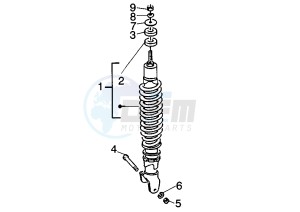 Liberty 125 drawing Rear Damper