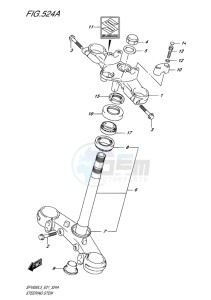 SFV 650 ABS GLADIUS EU drawing STEERING STEM