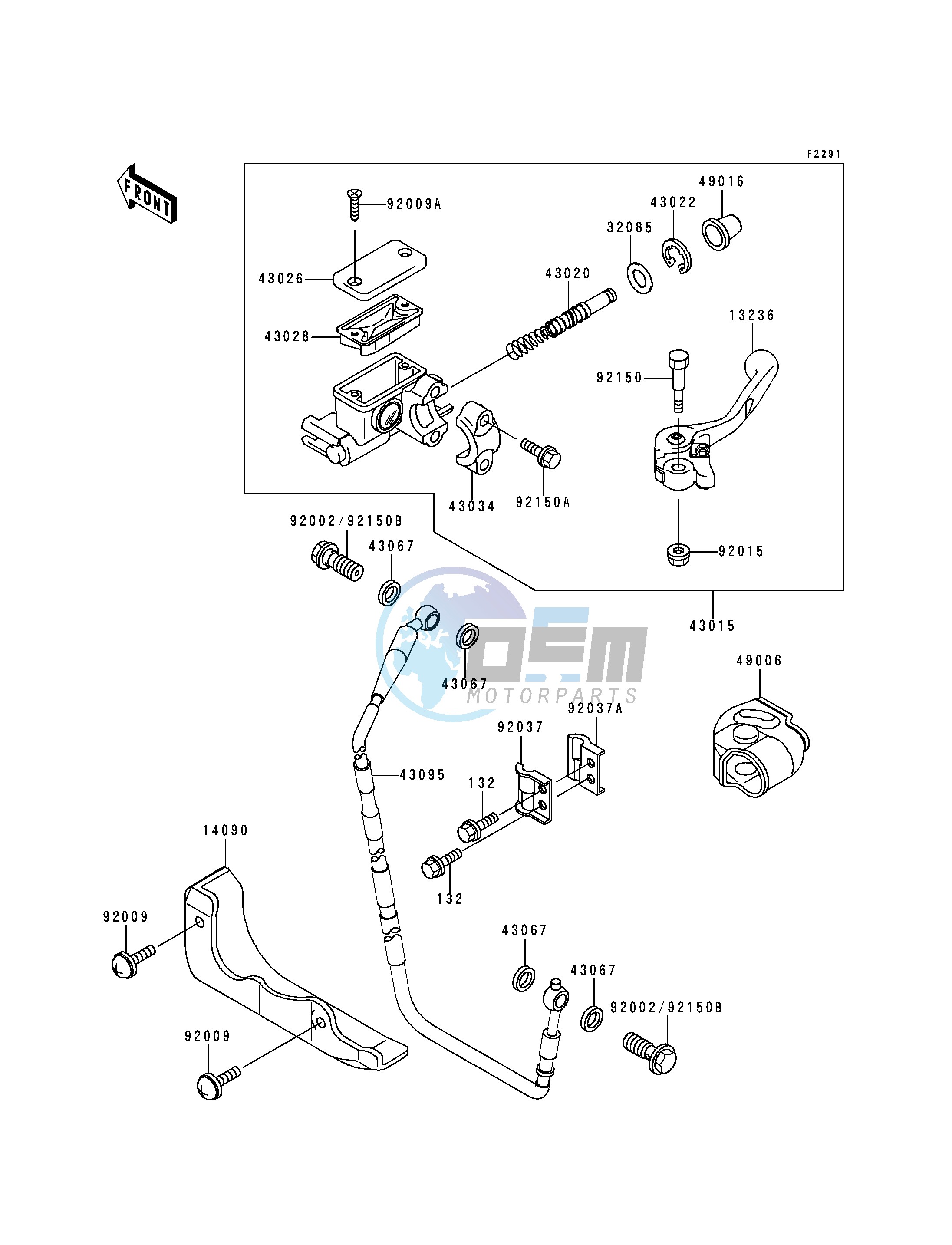 FRONT MASTER CYLINDER