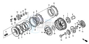 NV750C2 drawing CLUTCH