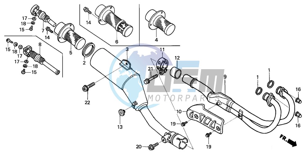 EXHAUST MUFFLER